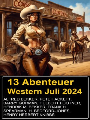 cover image of 13 Abenteuer Western Juli 2024